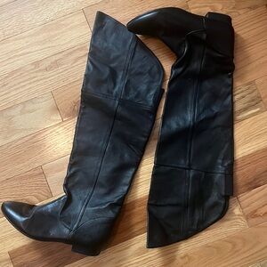 Chinese laundry black over the knee boot size 8.5.